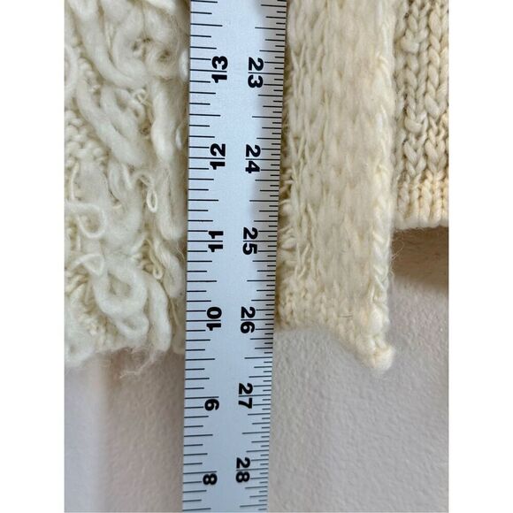 Akemi + Kin Anthropologie Wool Blend Loop Knit Open Front Wide Sleeve Cardigan - Picture 9 of 11